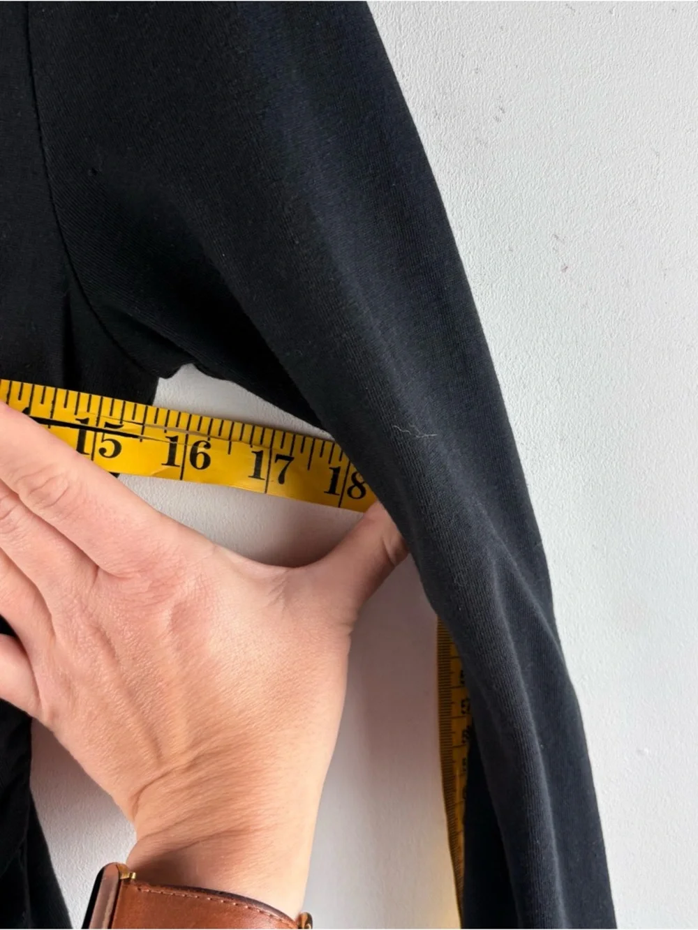 Leith Womens Medium Black Heather Ruched Long Sleeve Bodycon Jersey Knit Dress - Picture 7 of 8